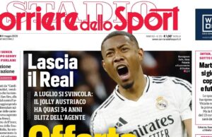 Analisi delle prime pagine dei principali quotidiani sportivi del 8 maggio 2026