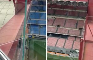 Esperienza unica a San Siro: camminare sulle travi metalliche rosse a 55 metri d’altezza