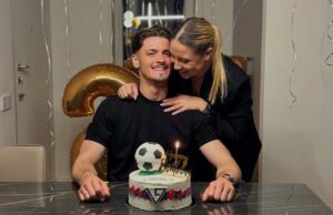 Vitinha del Genoa festeggia la nascita del suo primo figlio