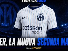 Ispirata al baseball: la maglia da trasferta 2026/27 dell’Inter