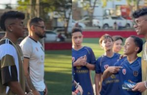 Alisson Santos in Brasile: autografi, sorrisi e lezioni di calcio ai giovani calciatori
